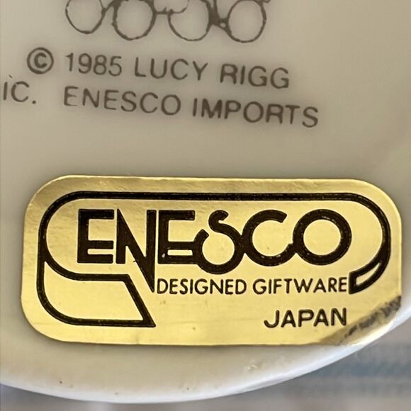 Enesco Baby’s First Christmas vintage ceramic cup 1985 Lucy and me Lucy Rigg - Picture 5 of 9